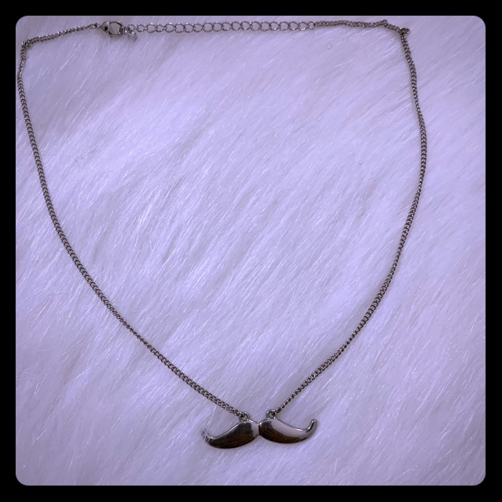 Mustache Necklace